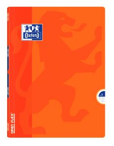 Cahier Oxford open flex - 24x32cm - 96 pages - Séyès - orange