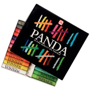 Pastels à l'Huile Panda Talens - boîte de 24