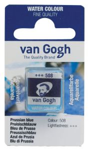 Aquarelle Fine Van Gogh - demi godet - bleu de Prusse