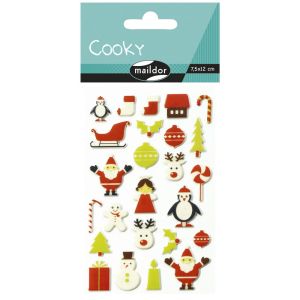 Stickers Noël Cooky Maildor - Noël tendance