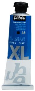 Peinture à l'Huile Pébéo Studio XL - 37 ml - turquoise vif