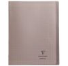 Cahier Clairefontaine Koverbook - 24x32 cm - 96 pages - Sys - gris