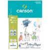 Bloc dessin et peinture Canson "mes 1ers gribouillages" -  A4 - 40 pages - 160g