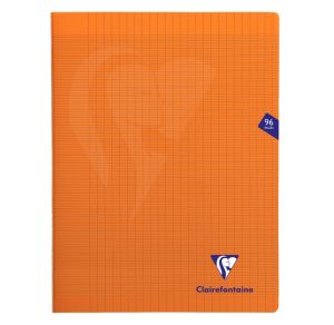 Cahier Clairefontaine Mimesys - 24x32 cm - 96 pages - Séyès - orange