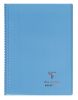Cahier Clairefontaine Koverbook  24x32 cm  160 pages  Sys  bleu