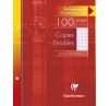 Copies Doubles Clairefontaine - 17x22 cm - 100 pages - Sys - blanc