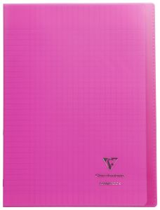 Cahier Clairefontaine Koverbook - A4 - 96 pages - Séyès – rose