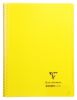 Cahier Clairefontaine Koverbook - A4 - 160 pages - lign + marge - jaune