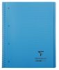 Cahier Clairefontaine Koverbook - A4+ - 160 pages - petits carreaux - bleu