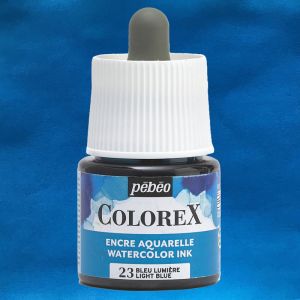 Flacon d'Encre Colorex Pébéo - 45ml - Bleu lumière