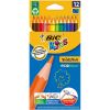 tui de 12 Crayons de Couleur Bic kids evolution