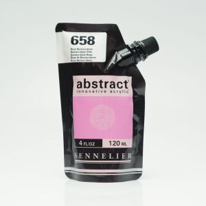 Peinture Acrylique Abstract Sennelier - 120ml - rose quinacridone
