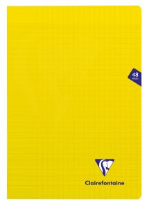 Cahier Clairefontaine Mimesys - A4 - 48 pages - Séyès - jaune