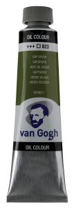 Peinture à l'Huile Van Gogh fine - 40 ml - vert de vessie