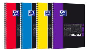 Cahier Oxford Project Book - A4+ - 200 pages - petits carreaux
