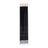 tui de 5 Crayons Graphite embout Gomme Bruynzeel