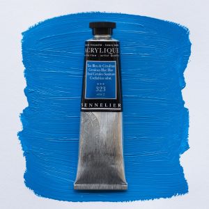 Peinture Acrylique Sennelier - extra-fine - 60ml - ton bleu de céruléum