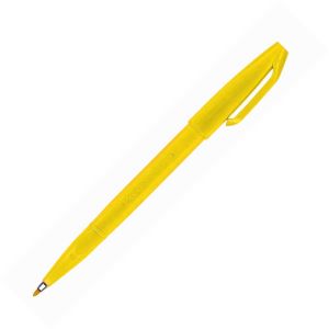 Stylo-Feutre Pentel sign pen - jaune