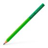 Crayon  papier Jumbo Grip Faber-Castell - bicolore vert