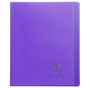Cahier Clairefontaine Koverbook - 17x22 cm - 96 pages - Séyès - violet