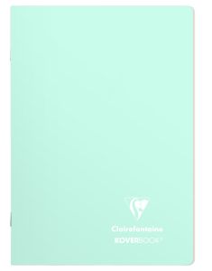 Cahier Clairefontaine Koverbook Blush - 14,8x21 cm - 96 pages - ligné - menthe