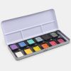 Aquarelle Finetec - 12 godets - Couleurs perlescentes arc-en-ciel