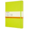 Carnet Moleskine Rigide - 19x25 cm - Ligné - Vert citron