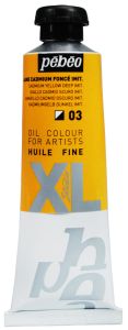 Peinture à l'Huile Pébéo Studio XL - 37 ml - jaune cadmium foncé