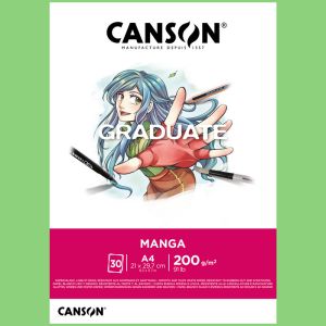 Bloc Papier Manga Canson - A4 - 30 feuilles - 200g