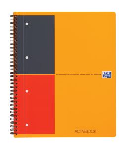 Cahier Oxford Activebook - A4 - 160 pages - ligné