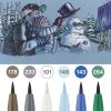 6 Feutres Pinceau Faber-Castell Pitt Artist Pen Brush - winterlude