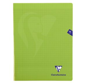 Cahier Clairefontaine Mimesys - 24x32 cm - 96 pages - Séyès - vert