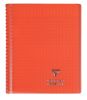 Cahier Clairefontaine Koverbook - 17x22 cm - 160 pages - Sys - rouge