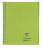 Cahier Clairefontaine Koverbook - 17x22 cm - 160 pages - Sys - vert
