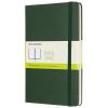 Carnet Moleskine Rigide - 13x21 cm - Pages blanches - Vert Myrte