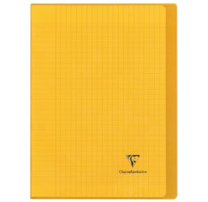 Cahier Clairefontaine Koverbook - 17x22 cm - 96 pages - Séyès - jaune