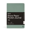 Carnet Papier Pierre Karst - 10,5x14,8 cm - Vert - Pages blanches