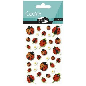Stickers Cooky Maildor - coccinelles