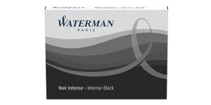 Étui de 8 Cartouches Waterman - longues - noir intense