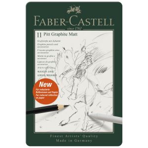 8 Crayons Pitt Graphie Matt Faber-Castell + Accessoires