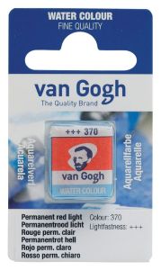 Aquarelle Fine Van Gogh - demi godet - rouge permanent clair