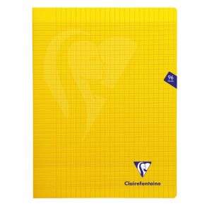 Cahier Clairefontaine Mimesys - 24x32 cm - 96 pages - Séyès - jaune