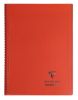 Cahier Clairefontaine Koverbook  24x32 cm  160 pages  Sys  rouge