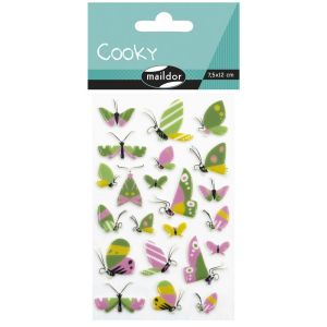 Stickers Cooky Maildor -  papillons