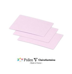 25 Cartes Pollen Clairefontaine - 70x95 mm - lilas