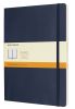 Carnet Moleskine Souple - 19x25 cm - ligné - Bleu saphir