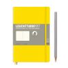 Carnet Leuchtturm souple - 12,5x19cm - Citron - Pages blanches