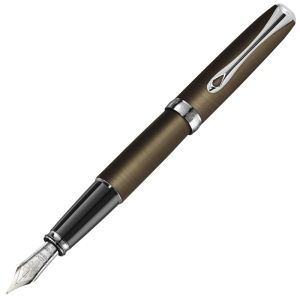 Stylo-plume Diplomat Excellence A2 - oxyd brass - plume moyenne