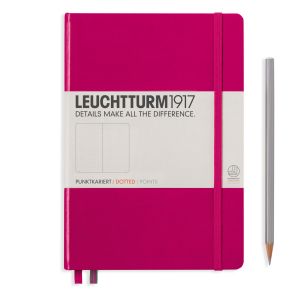 Carnet Leuchtturm rigide - 14,5x21cm - Baie - Pointillés 