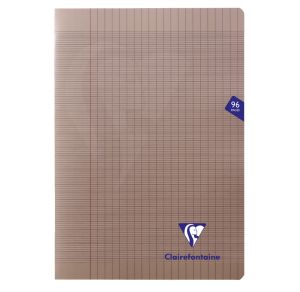 Cahier Clairefontaine Mimesys - A4 - 96 pages - Séyès - gris